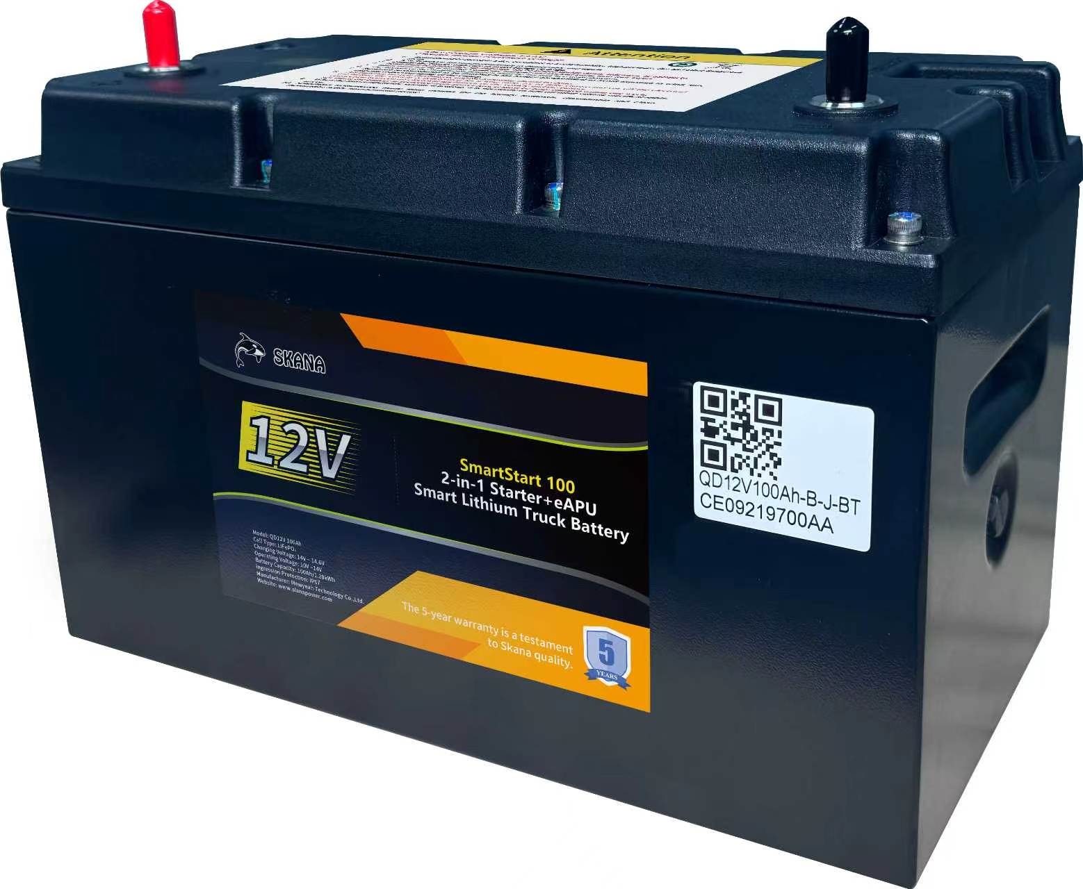Skana SmartStart 100 12-volt lithium truck battery